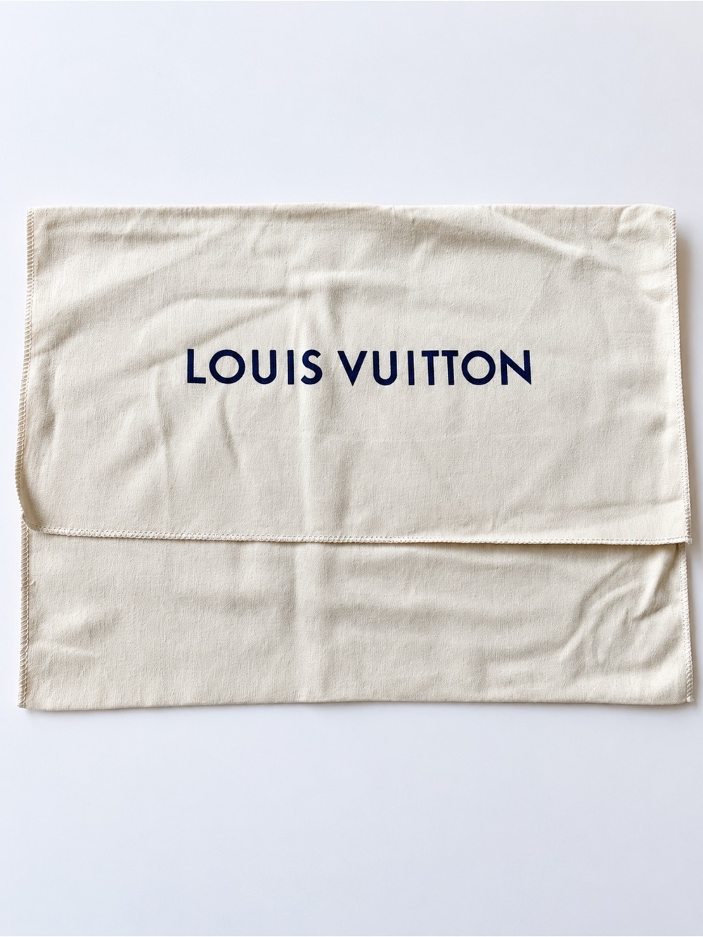 Authentic Louis Vuitton LV Dust Bag 15” x 11” Cream Storage Bag